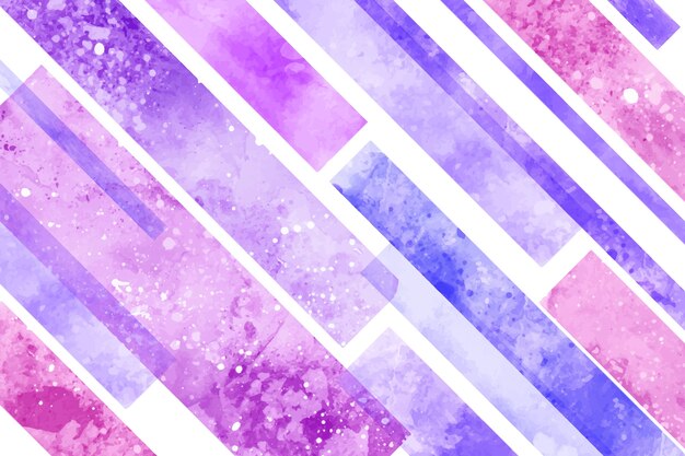 Watercolor purple striped background