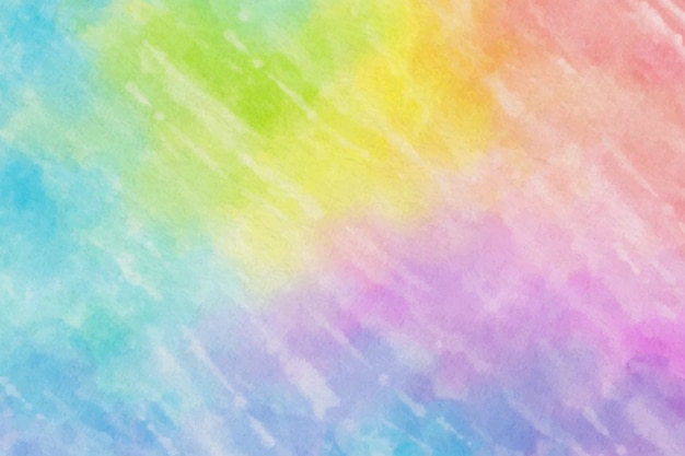 Watercolor rainbow effect background