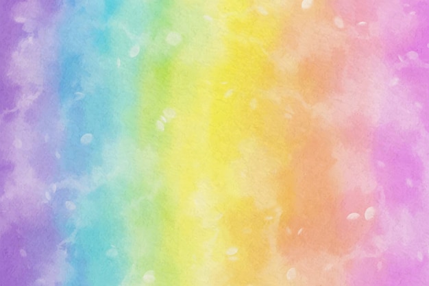 Free vector watercolor rainbow effect background