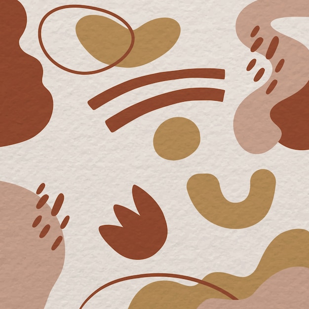 Free Vector watercolor soft earth tones pattern