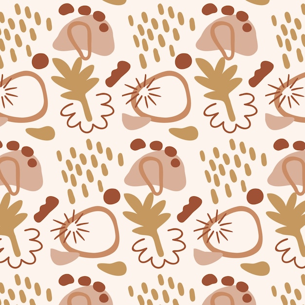 Free Vector watercolor soft earth tones pattern