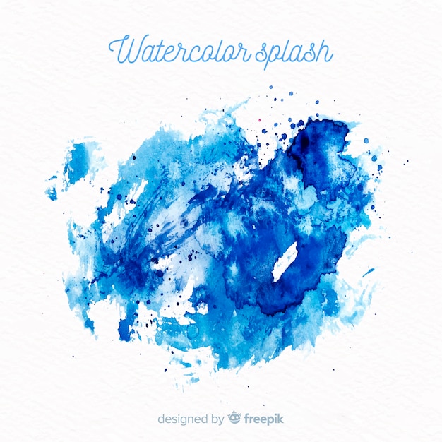 Watercolor splash background