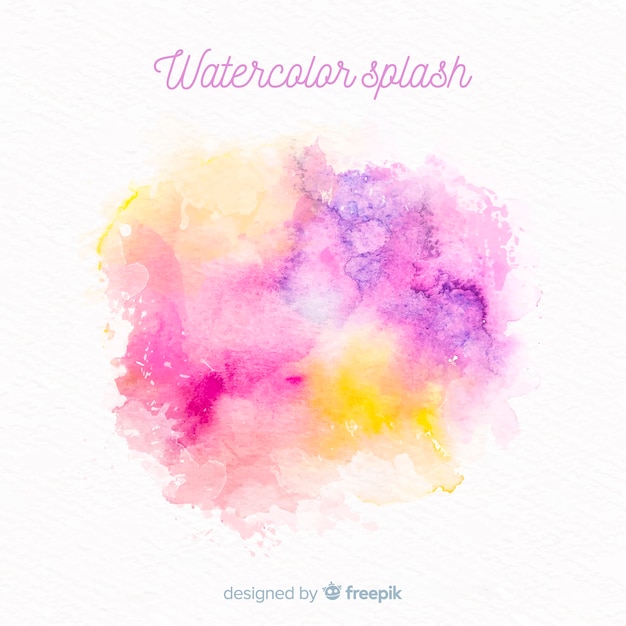 Free Vector watercolor stain background