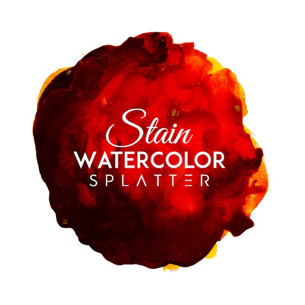 watercolor stain spot splatters