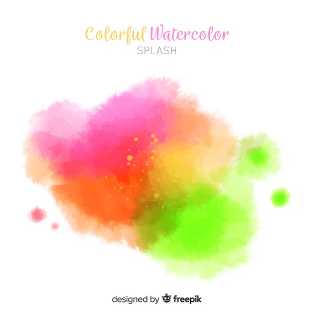 Watercolor stains background