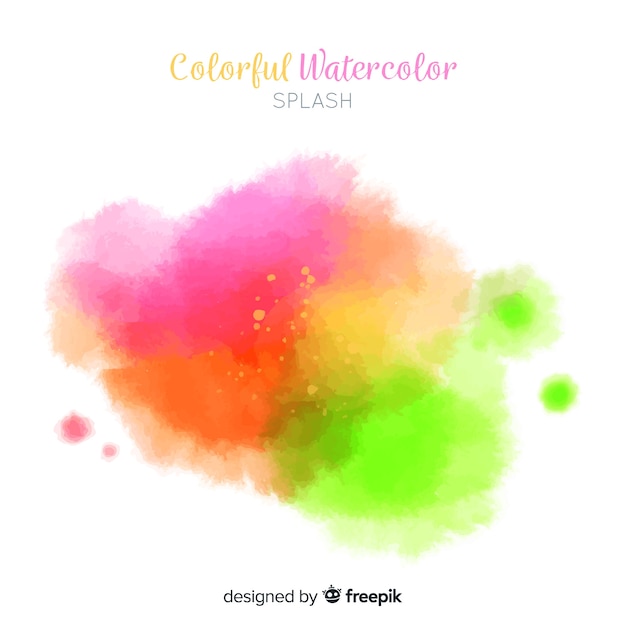 Watercolor stains background