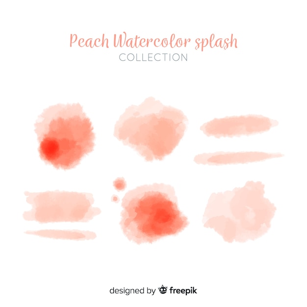 Watercolor stains collection