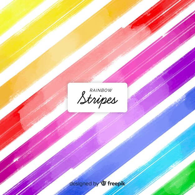 Watercolor stripes background