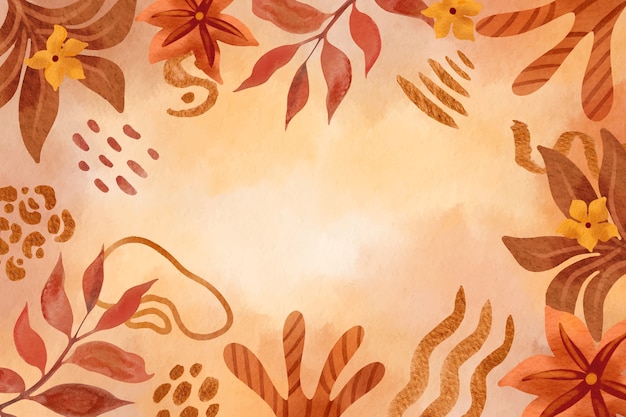 Free Vector watercolor terracota background