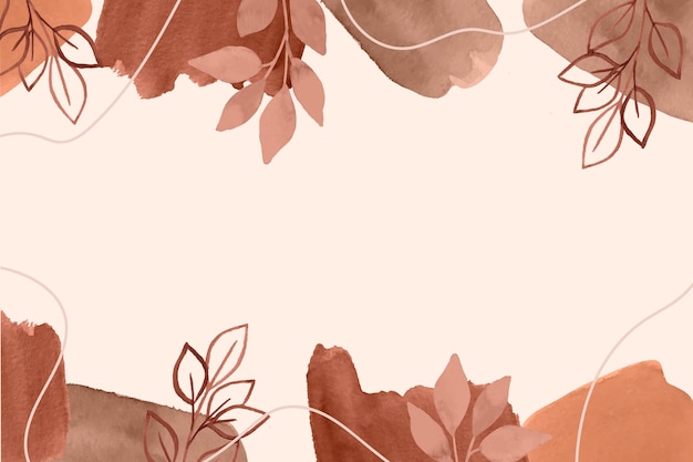 Watercolor terracotta background