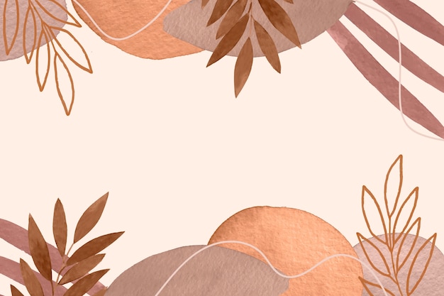 Watercolor terracotta background