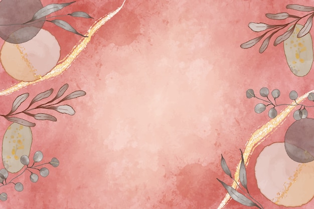 Watercolor terracotta background