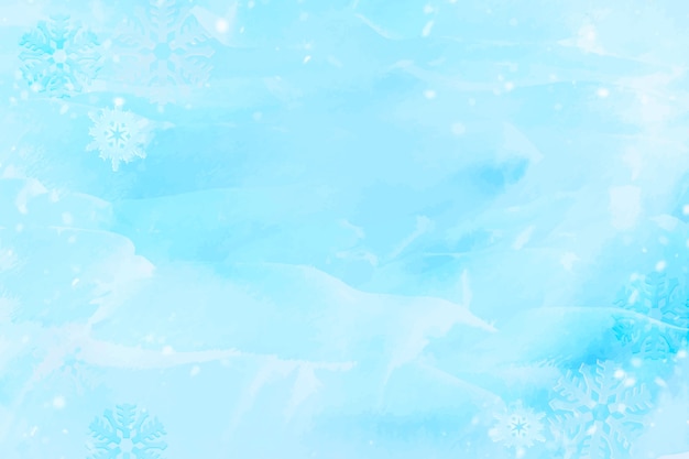 Watercolor winter season celebration background