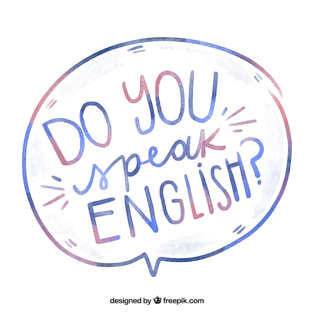 Watercolor do you speak english question