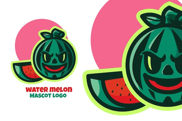 Watermelon Mascot Logo Modern Style