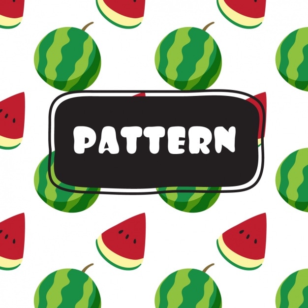 Free Vector watermelons pattern design