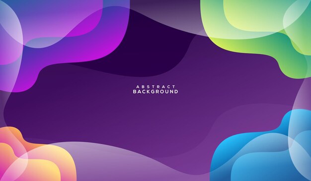 Wave background gradient colorful modern