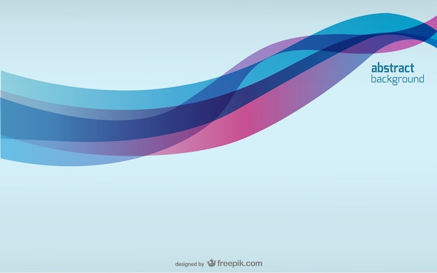 Free Vector wave desktop background