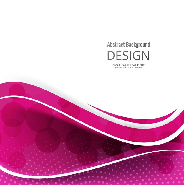 Wavy abstract background design