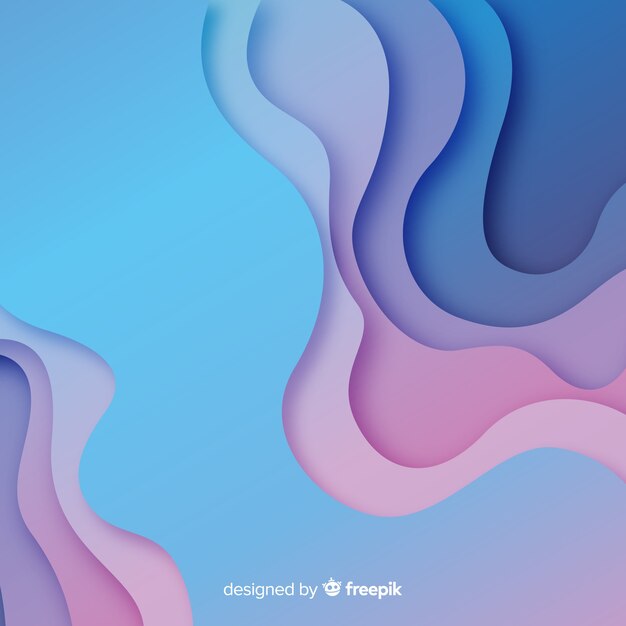 Wavy abstract background