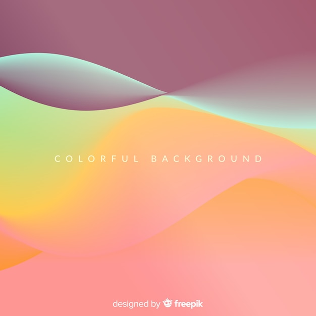 Wavy abstract background