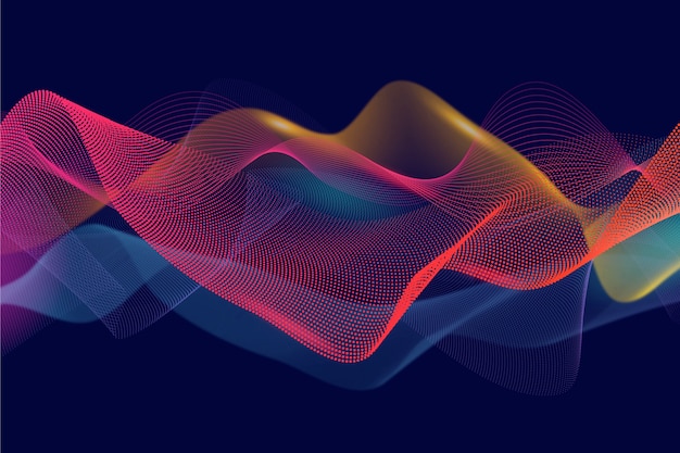 Free Vector wavy background abstract velvet design