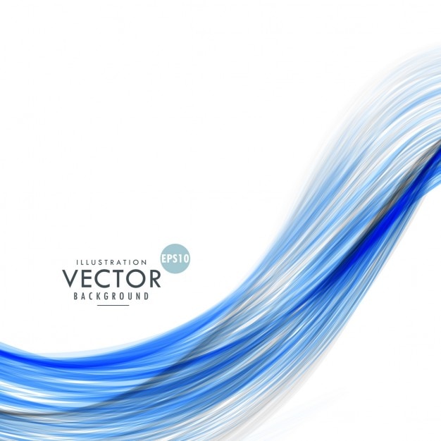 Free Vector wavy background with blue lines