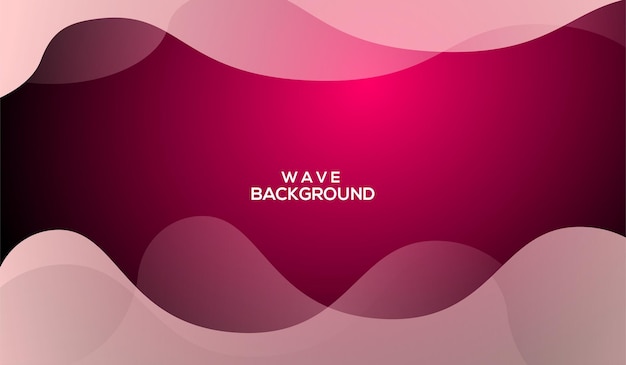 Wavy background with space gradient