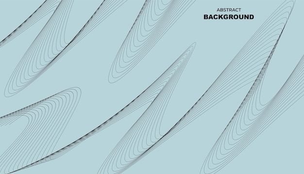 Free Vector wavy lines abstract background modern design