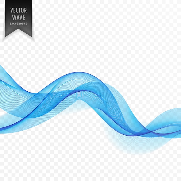 wavy smooth blue wave background