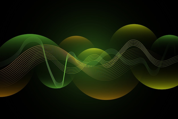 Free Vector wavy style for background