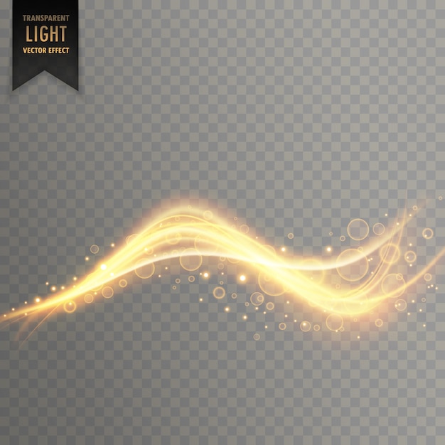 wavy vector transparent light effect background