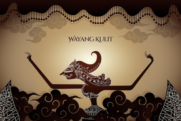 Free Vector wayang kulit background