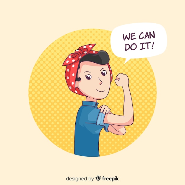 We can do it! background