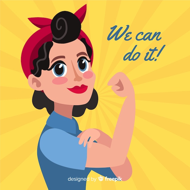 We can do it! background