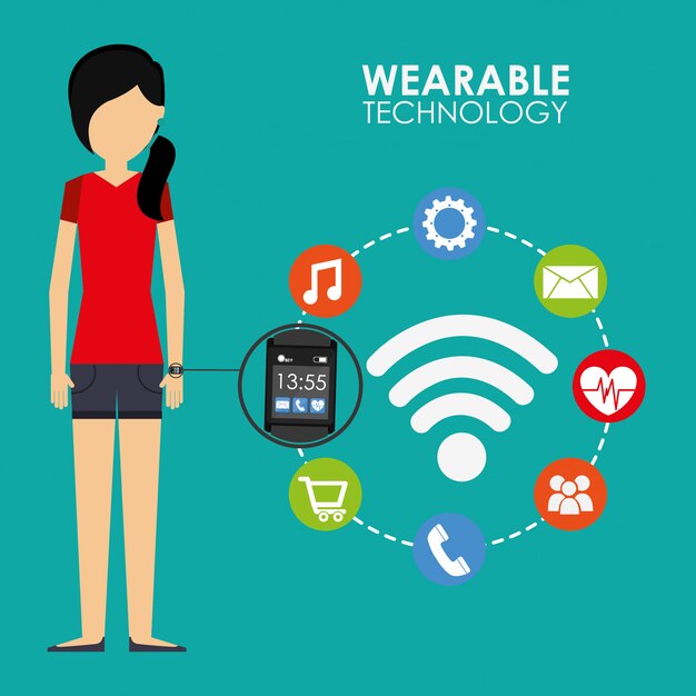 Wearable technology illustration