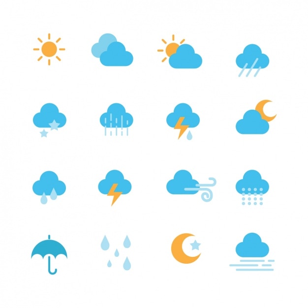 Weather icons collection