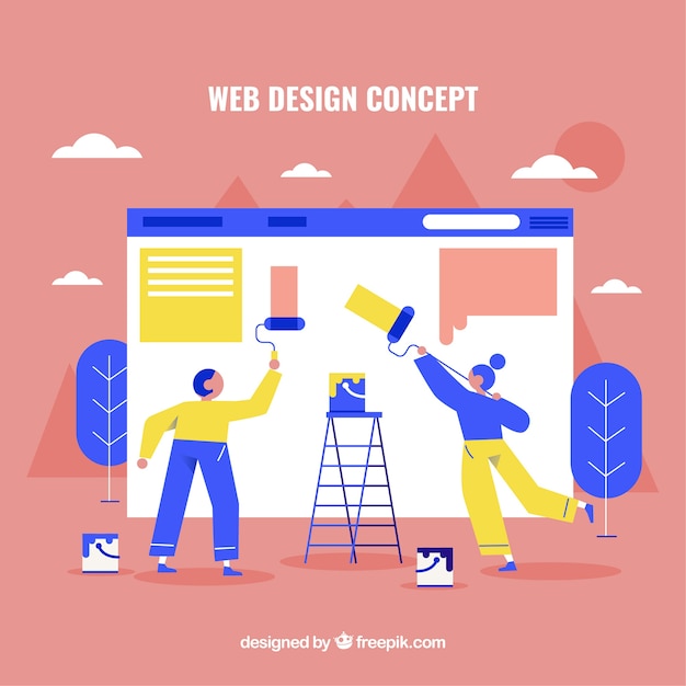 Web design concept