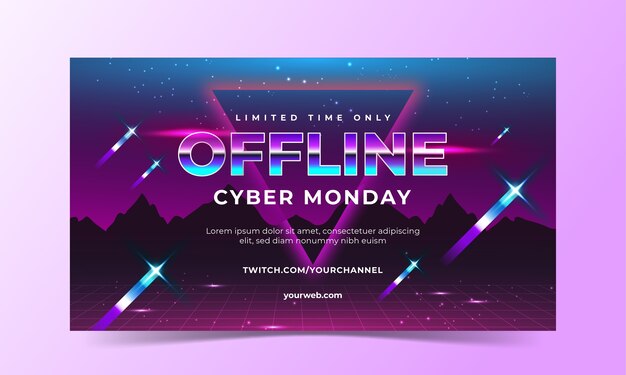 Webinar template for cyber monday