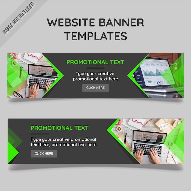 Website banner templates