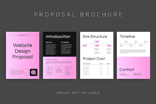 Website design proposal template design