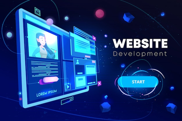 Website development banner