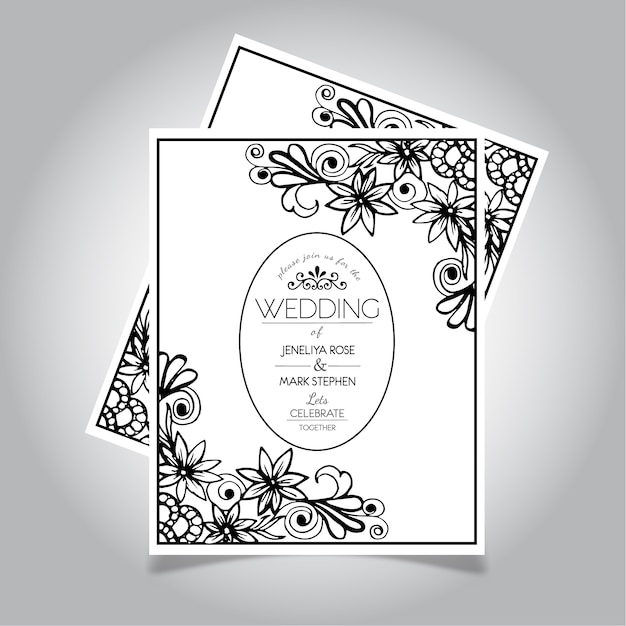 Wedding card design