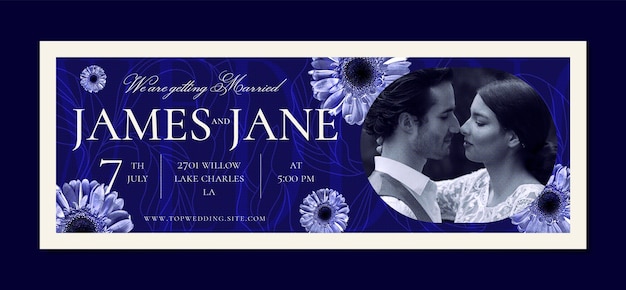 Wedding celebration  facebook cover