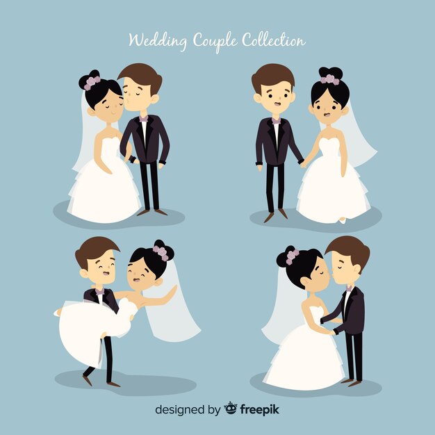 Wedding couple collection