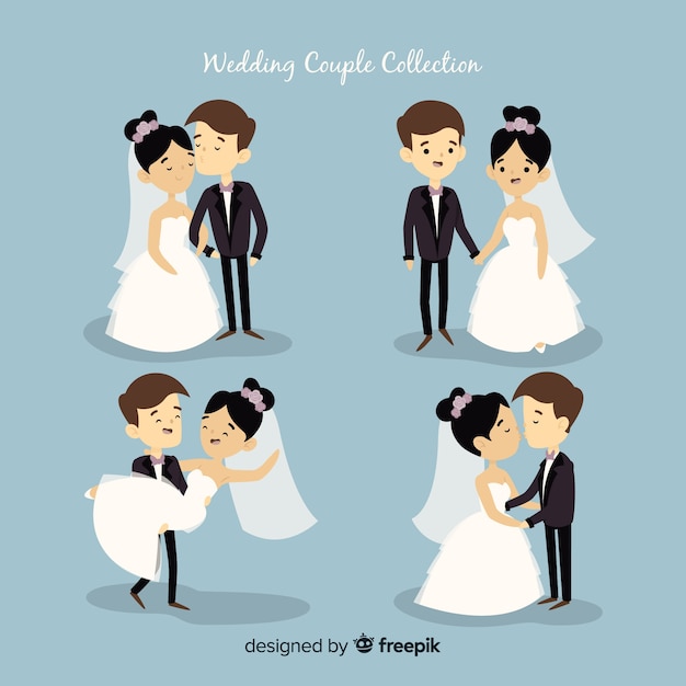 Wedding couple collection