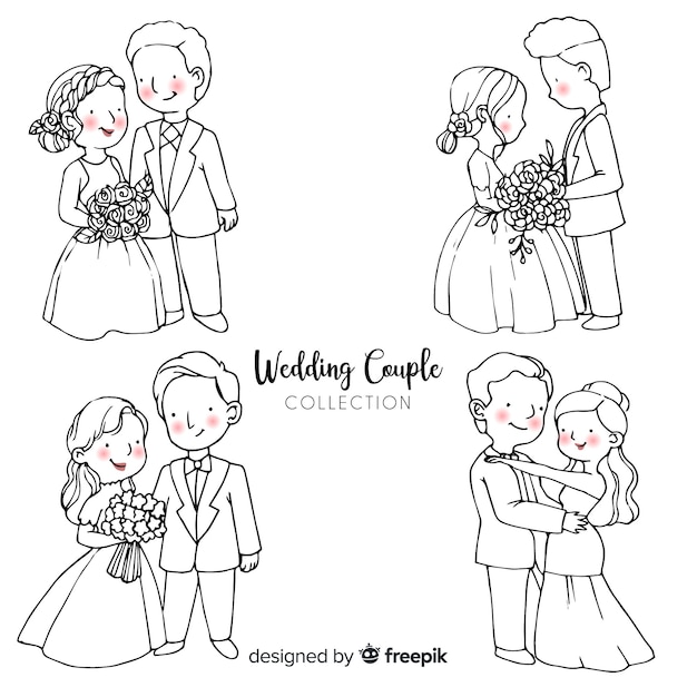 Wedding couple collection