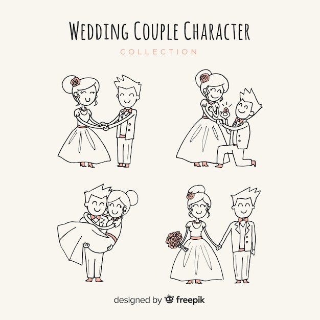 Wedding couple collection