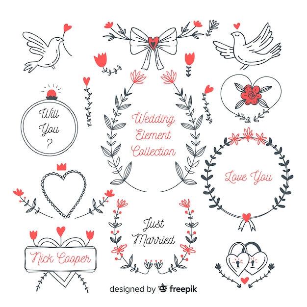 Wedding element collection