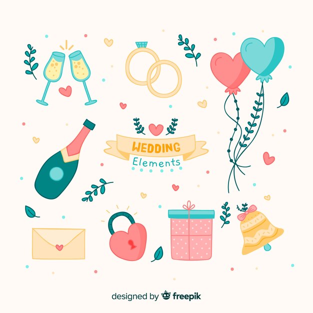 Wedding elements collection